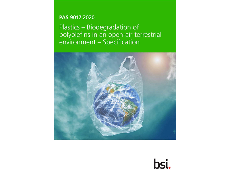 PAS9017露天陆地环境聚烯烃的生物降解规范
